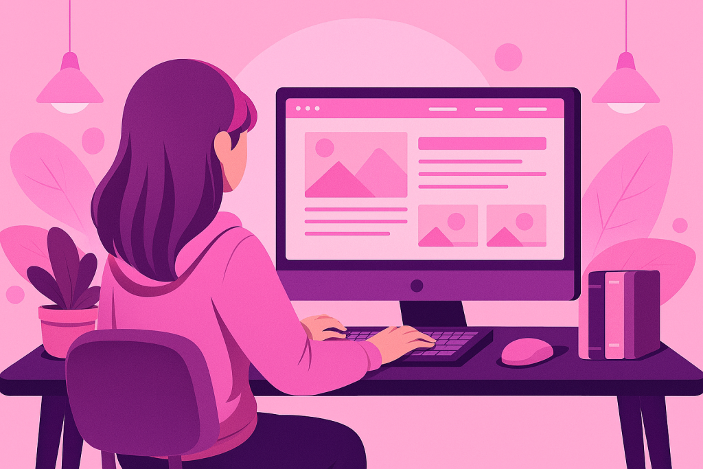 نمونه کار طراحی وبسایت زهرا رضازاده